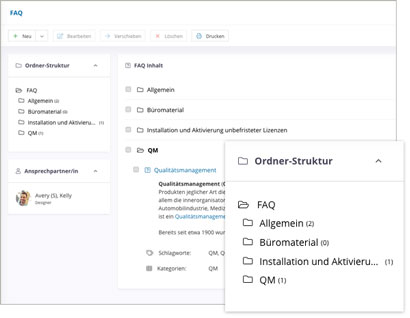 Module Wissensdatenbank Software Module FAQ