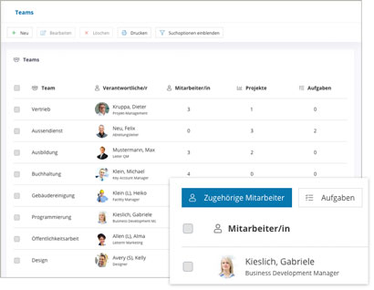 Module Wissensdatenbank Software Module Team