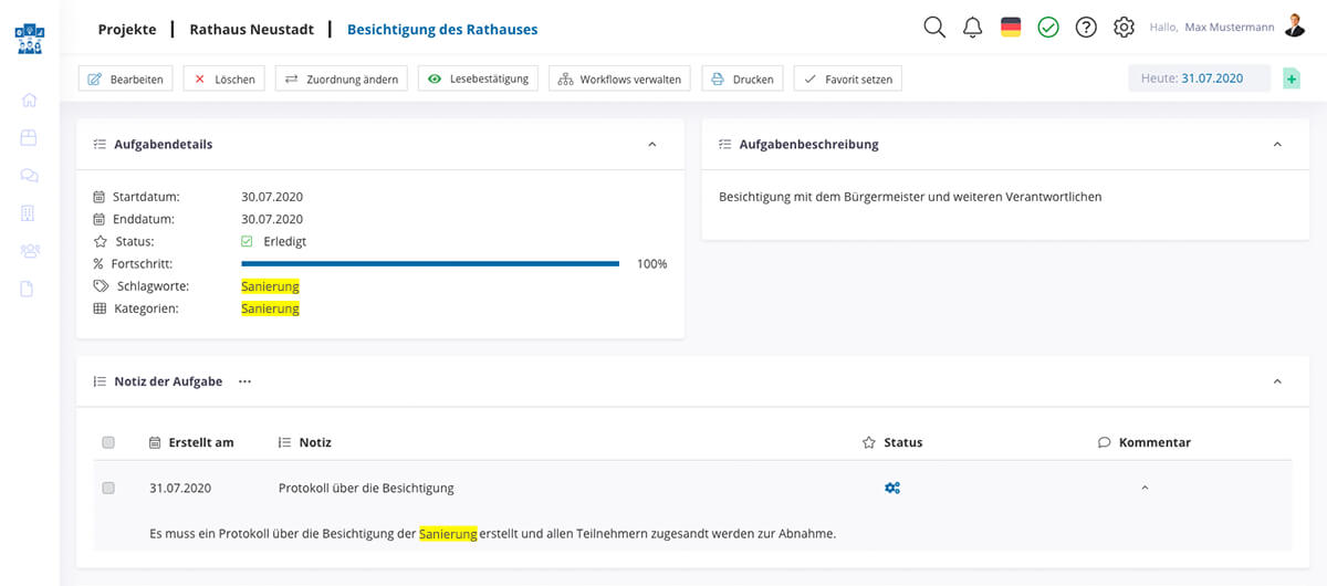 Enterprise Search Enterprise Search Wortmarkierung